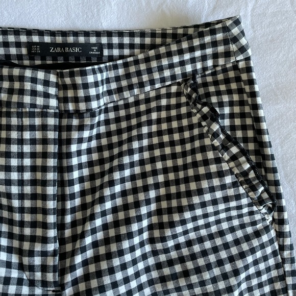 ZARA CHECKED TROUSER - Picture 5 of 7